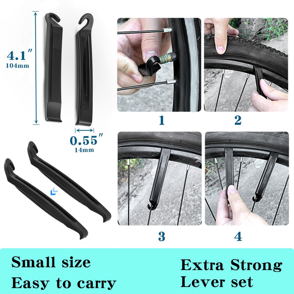 26x1.5 Bike Tires (40-559) 26 Inch Bike Tires or with 26" Bike Tubes 32mm Schrader Valve Suitable for 26 x 1.5 26 x 1.75 Bicycle Tires and Tubes for City Road Bicycles