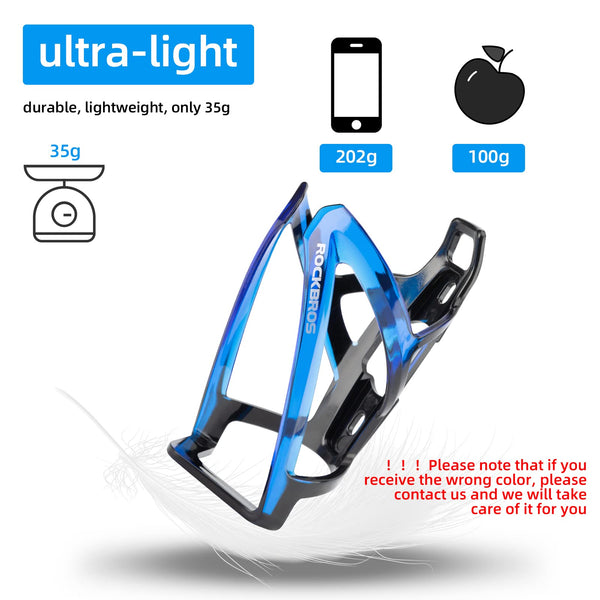 ROCKBROS Bike Water Bottle Holder Ultra-Light Bicycle Bottle Cages with Screws Tool, Universal Bike Cup Holder for Road MTB Mountain Bikes Cycling Accessories（2 Pack） - TRIPPER ELECTRIC BIKES