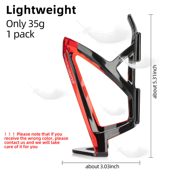 ROCKBROS Bike Water Bottle Holder Ultra-Light Bicycle Bottle Cages with Screws Tool, Universal Bike Cup Holder for Road MTB Mountain Bikes Cycling Accessories（2 Pack） - TRIPPER ELECTRIC BIKES