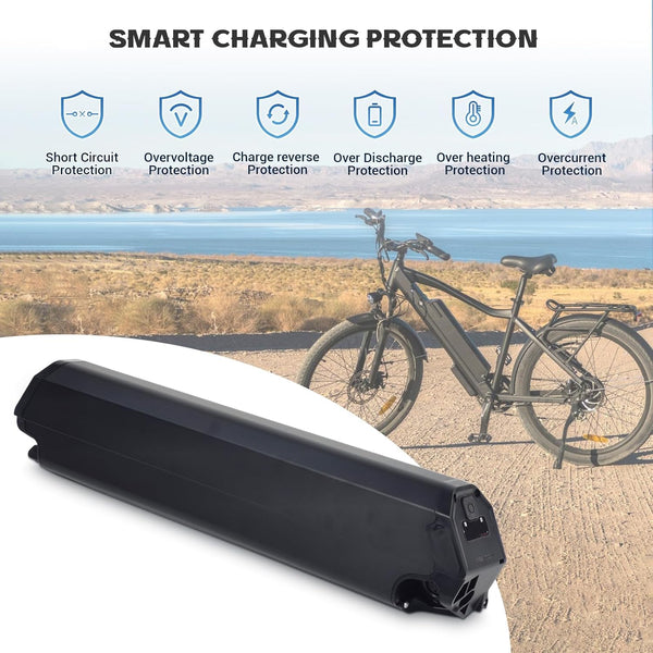 390mm Reention Dorado Replacement Ebike Battery Pack 48V 14Ah Fit for Aventon pace 500,Eahora AM100/AM200,Rambo 750XP Krusader,Pedego Element V1