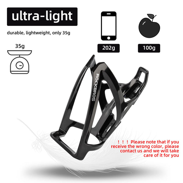 ROCKBROS Bike Water Bottle Holder Ultra-Light Bicycle Bottle Cages with Screws Tool, Universal Bike Cup Holder for Road MTB Mountain Bikes Cycling Accessories（2 Pack） - TRIPPER ELECTRIC BIKES