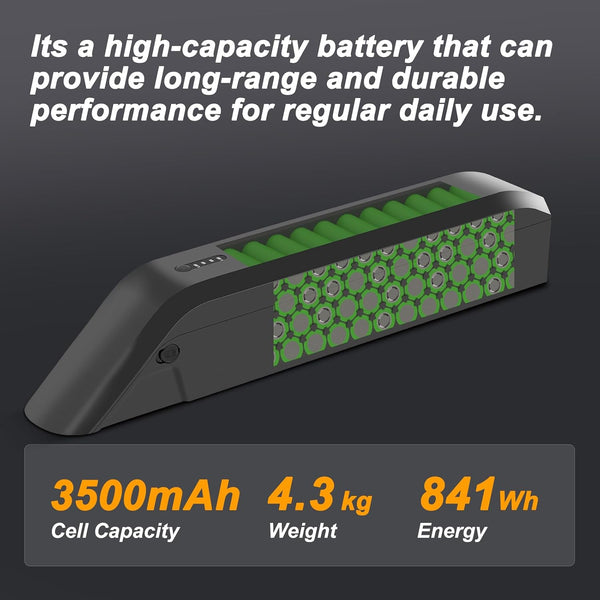 YS YOSE POWER 48V 17.5Ah for Himiway Cruiser Battery Replacement Electric Bike Battery 48V Compatible with D3 D3 ST E-Bikes Electric Bicycle Batteries