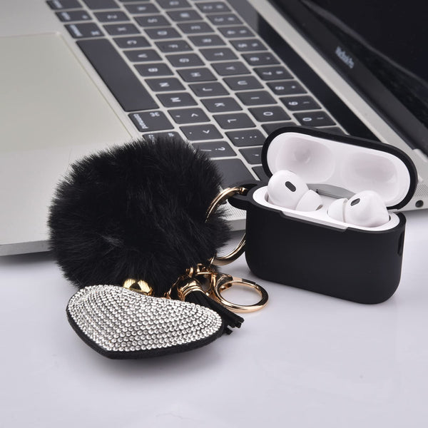 Case Compatible with AirPod Pro 2 Protective Cover with Keychain (503-Green)