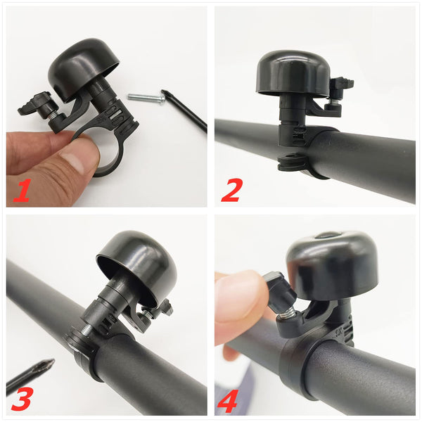 Bike Bell, Cute Mini Bicycle Bell, Crisp Bike Bells for Adults and Kids, Bicycle Bells for Handlebars, Loud Cycling Ring Bell for Road Bike Mountain Bike Scooter