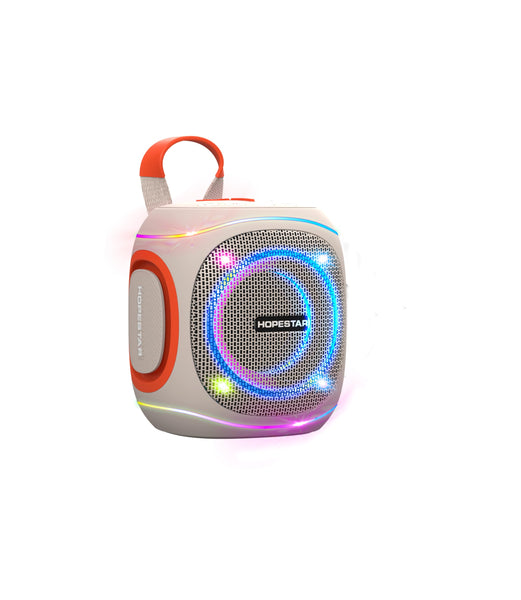 10W Portable Bluetooth Speaker with RGB Lights (Black)