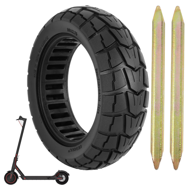 10x2.75-6.5 Scooter Off Road Tire, 10x2.70-6.5 Tubeless Tire for Speedway Dualtron Joyor Titan Segway Gotrax Mten3 Okai Beetle Hitway H5 Electric/Gas Scooter balance Scooter 10" OD Tubeless Tyre