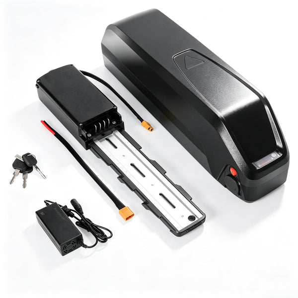 48V13Ah Ebike Battery, Lithium Battery for 250W 350W 500W 750W 1000W Bicycles Motor, with XT60 Connector, Battery Base,Safe Lock, Led Indicator Light(UL Certification)