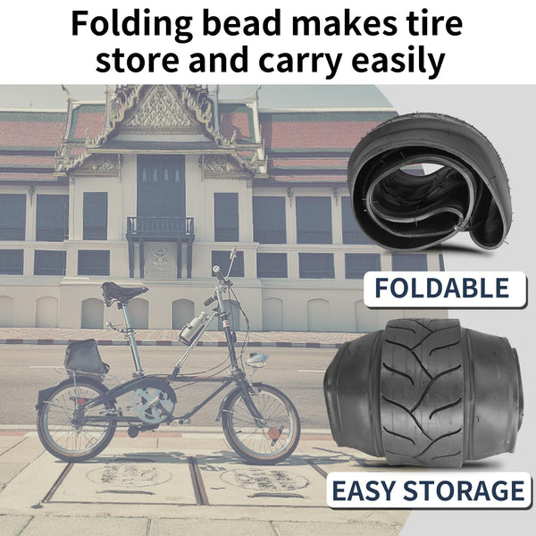 20 x 3.0 inch Fat Bike Tires or with 32mm Schrader Valve Bike Tubes Compatible with Urban Street Mountain Beach Bicycle Tire