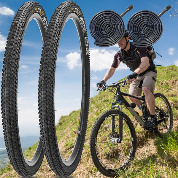 27.5 X 1.95 Inch Folding Bike Tires with 3mm Anti Puncture Proof Protection for Mountain Bicycles