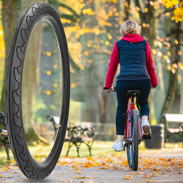 26x1.95 Slick Bike Tires (50-559) or with 26" Bike Tubes 32mm Schrader Valve Suitable for 26 x 1.90 26 x 1.95 26 x 2.0 26 x 2.125 Bicycle Tires and Tubes for City Road Bicycles