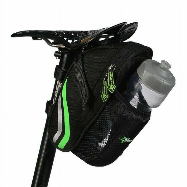 Bike Saddle Bag Bicycle Tail Bag under Seat Water Bottle Mount