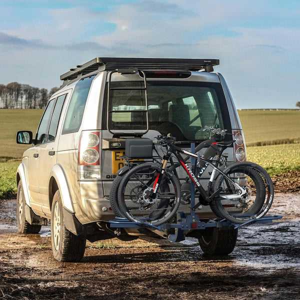 Bike Hitch Rack, Wobble Free Smart Tilting Bike Rack, Foldable 2-Bike Rack for Standard, Fat Tire and E-Bike, 2-Bike 180 Lbs Capacity, Fits 2-Inch Receiver