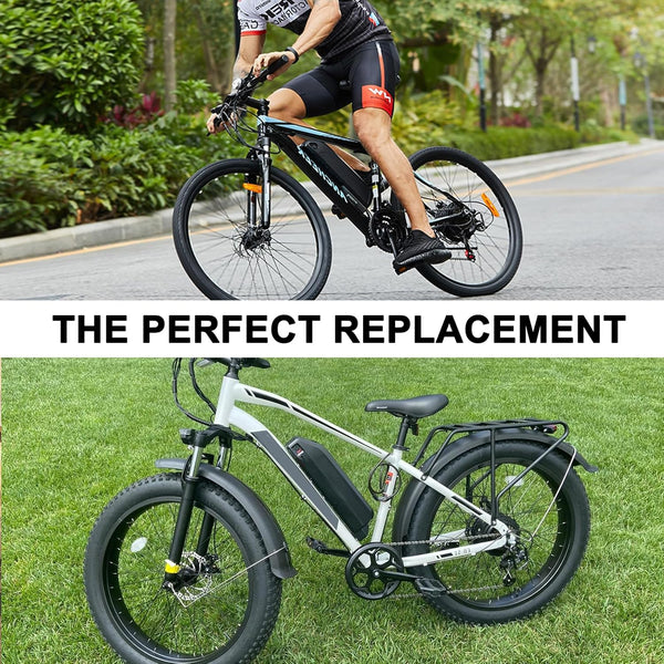 48V 20Ah Ebike Battery, Lithium Battery with 40A BMS for (100-1800W) Motors, Includes Safe Lock,USB Output,Led Indicator Light (100-1800W 48V 20AH)