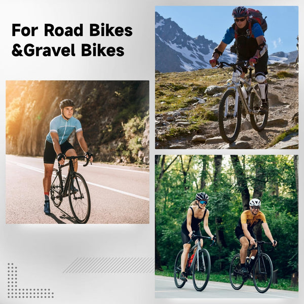 yeesport 700 x 40c/45c Bike Tires, 2 Pack Foldable 42-622 700x40c/700x45c Tires and 700x38/40/42/45c Inner Tubes 48mm A/V Valve, 700c Gravel Bike Tires