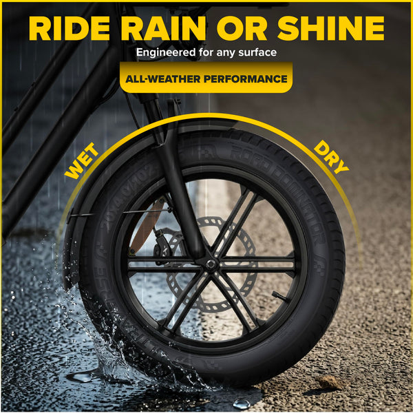 ULTRAVERSE 20x3.0 20x4.0 26x4.0 inch - Robust, High-Performance 20inch Fat Tyre for Ebikes and MTB, Dual Compound Road Dominator, Reinforced Casing for Street & Trail Adventures