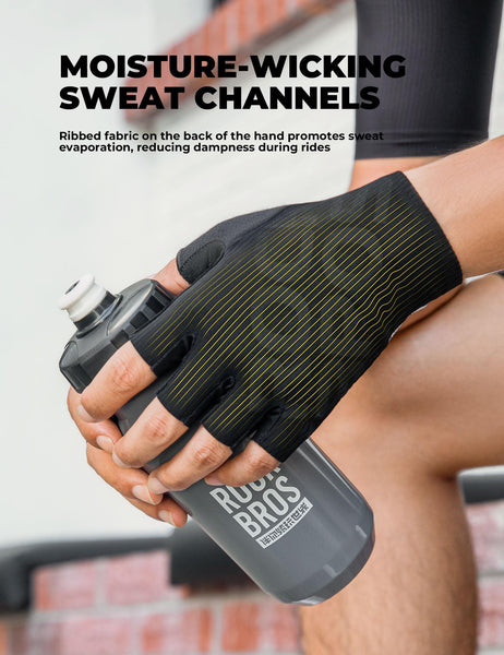 ROCKBROS Cycling Gloves for Men Women – 3D Padded Gel Breathable Biking Gloves, Touchscreen Compatible, Available in Half Finger & Full Finger for Outdoor Sports