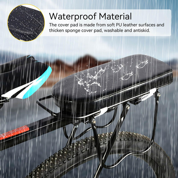 Rear Seat Cushion, Black - TRIPPER ELECTRIC BIKES