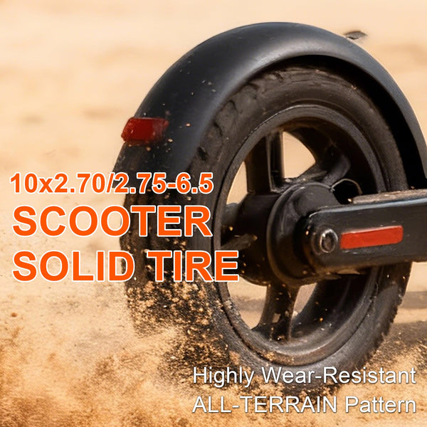 10x2.75-6.5 Scooter Off Road Tire, 10x2.70-6.5 Tubeless Tire for Speedway Dualtron Joyor Titan Segway Gotrax Mten3 Okai Beetle Hitway H5 Electric/Gas Scooter balance Scooter 10" OD Tubeless Tyre
