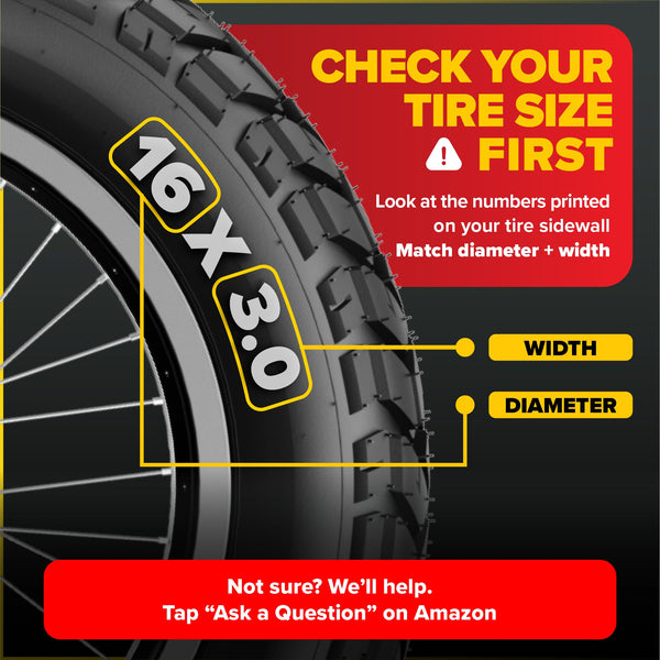 Ultraverse 20x4.0, 24x4.0, 26x4.0, 20x3.0, 26x3.0, 16x3.0, Inner Tube Set with Schrader Valve - Ideal for Mountain Bikes & E-Bikes with Fat Tires - Durable & Reliable 2 Pack with Tire Levers - TRIPPER ELECTRIC BIKES