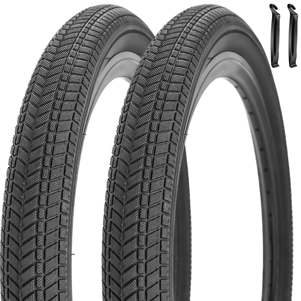 18" Bike Tires 18 X 2.125 and 18 Inch Folding Bicycle Replacement Tire Fit 18x1.75/1.95/2.125 Compatible with BMX Bike RoyalBaby Joystar Bike Road Bicycle Folding Bike
