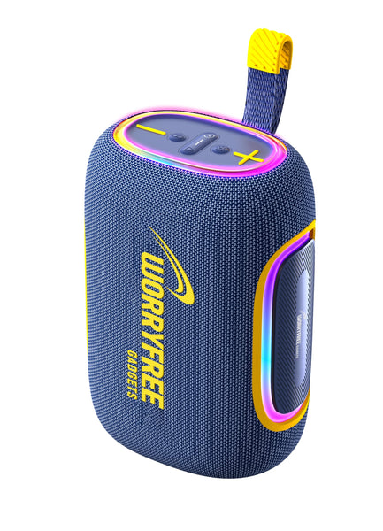 Portable Wireless Waterproof Bluetooth Speaker, 65W Output, RGB Lights, 10M Range, TWS Connection, AUX/TF Card (Black)