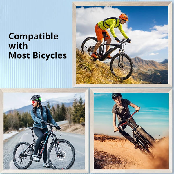 yeesport 2 PCS 20x1.95” Mountain Bike Tires & 2 PCS 20” X 1.75”-2.125” Bike Tubes, 20 Inch Tire & Inner Tubes, Puncture-Resistant Bicycle Tires, Bike Replacement for Beach Cruiser Mountain Bikes