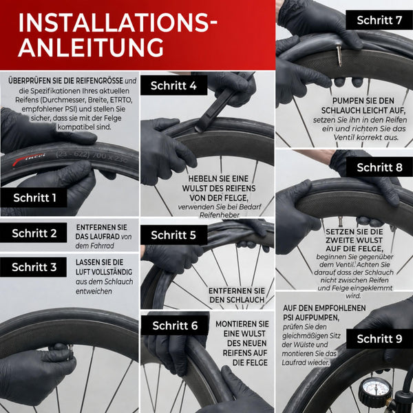 Fincci Conna Pair 700x23c Tires Road Bike 23-622 Foldable Bike Tire 60TPI with 1mm Antipuncture Protection for Cycling Racing Touring - Pack of 2 Bicycle Tires 700 x 23c