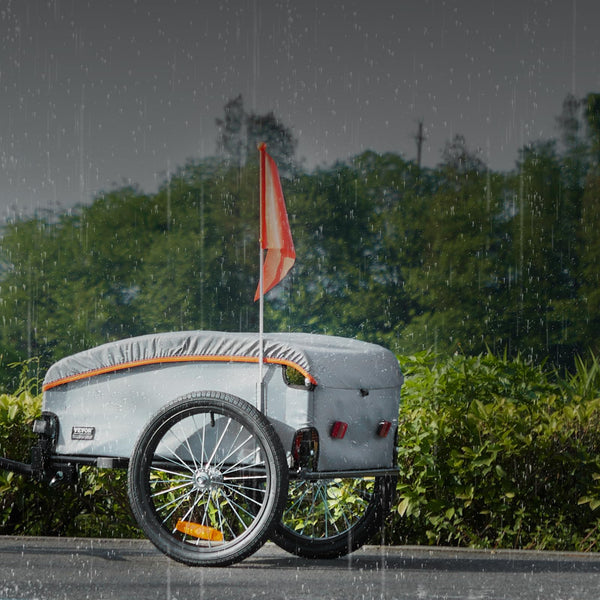 VEVOR E-Bike Cargo Trailers Heavy-Duty Bicycle Wagon Cart, Foldable - TRIPPER ELECTRIC BIKES