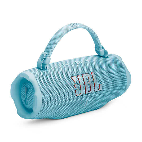JBL Charge 6 - Portable Waterproof & Drop-Proof Bluetooth Speaker, Bold JBL Pro Sound with AI Sound Boost, 28Hrs of Playtime, Built-in powerbank & Comes with a Sturdy/Removable Carrying Strap (Black)