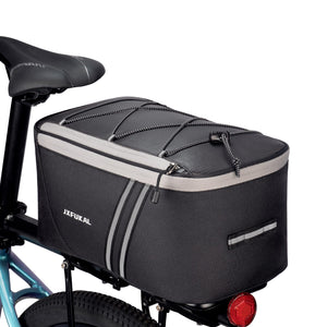 Waterproof Rear Bike Rack Bag with Rain Cover.