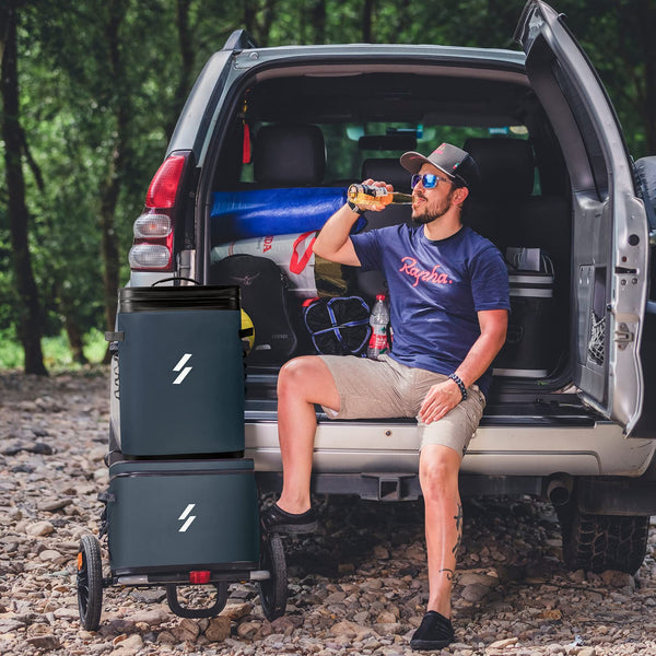 ROCKBROS Backpack Cooler Bag Insulated Leak-Proof Soft Cooler Waterproof 30 Can Portable Large Backpack with Cooler for Camping, Beach, Picnic, Party, Fishing, Floating, Outdoor Activities