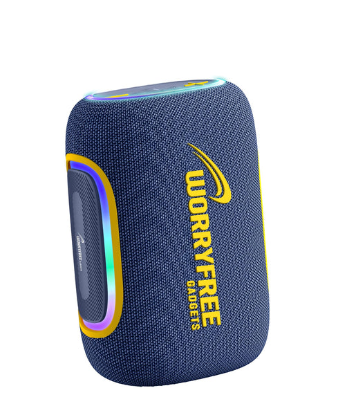 Portable Wireless Waterproof Bluetooth Speaker, 65W Output, RGB Lights, 10M Range, TWS Connection, AUX/TF Card (Black)