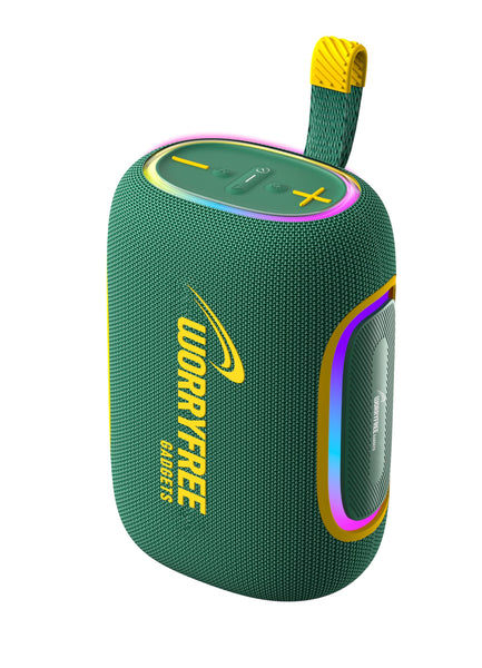 Portable Wireless Waterproof Bluetooth Speaker, 65W Output, RGB Lights, 10M Range, TWS Connection, AUX/TF Card (Black)