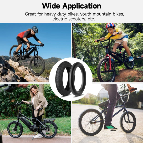 yeesport 12 1/2 x 2 1/4 Tire, 2 Pack 12.5" Kid Bike Tire & 12.5x2.25 Inner Tubes, 12.5" Heavy Duty Bike Tubes Schrader Valve,12 ½X2 ¼ Electric Scooter Tires MTB Tires
