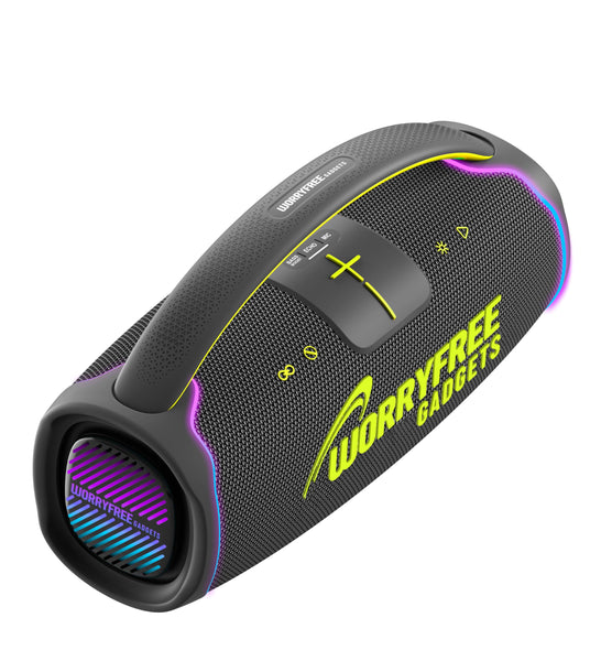 300W Portable Speaker with Handle & Microphone (Gray-WA65)