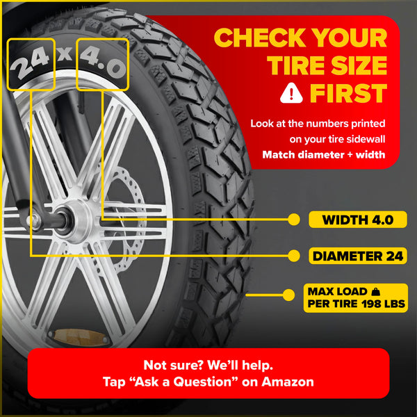 ULTRAVERSE 20x4 E-Bike Fat Tire - Robust, High-Performance 20inch Fat Tyre for MTB and Ebikes, Durable All-Terrain Directional Tread, Superior Density for Street & Trail Adventures-2 Unit