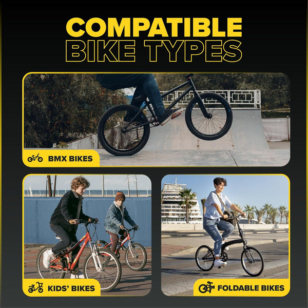 Ultraverse 20" Bike Inner Tubes 20 x 1.75, 1.95, 2.00, 2.125, – Butyl Rubber Bicycle Tubes with Schrader Valve – Replacement Tube for Kids, BMX, Cruiser, Mountain & Electric Bikes – Set of 2