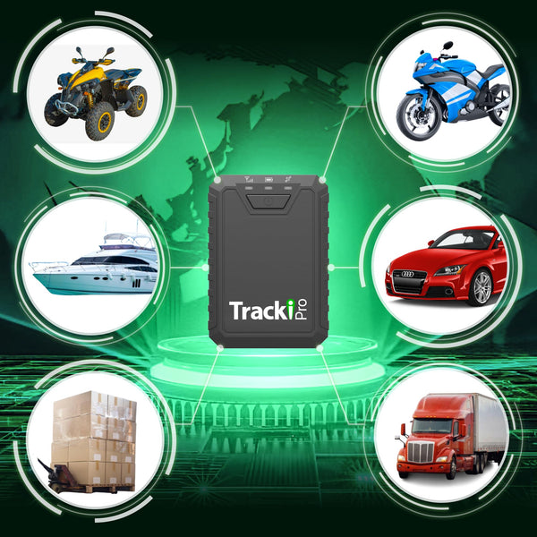 Tracki Pro GPS Tracker for Vehicles, USA made tech. Up to 7 Months Batt. Waterproof Magnetic 4G LTE Long Battery Life 2-7 Month, Unlimited Distance, Subscription Required, Multi Alerts, Hidden Tracker - TRIPPER ELECTRIC BIKES