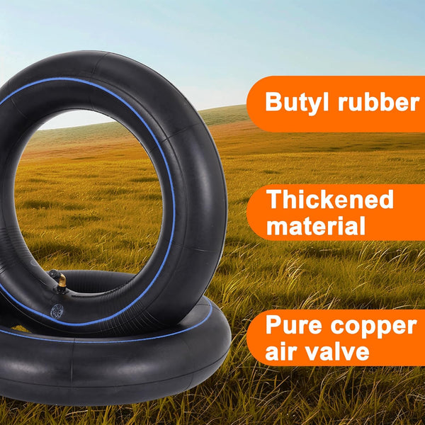 2 Pack of 3.25/3.00-8 Inner Tube with TR-87 Angled Stem 3.50-8 Wheelbarrow Tire Tube Replacement for 8 Inch Wheelbarrow Scooters Mini Chopper Tire Go Kart ATV