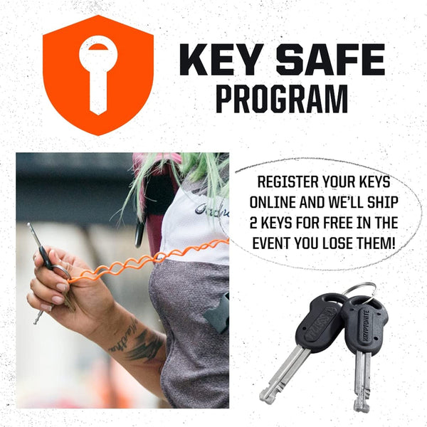 Kryptonite Keeper Standard Bike U-Lock, Heavy Duty Anti-Theft Bicycle U Lock Sold Secure Silver, 12mm Shackle with Mounting Bracket and Keys for Bike, Motorcycle, Scooter, Bicycle, Door, Gate, Fence | bike-locks