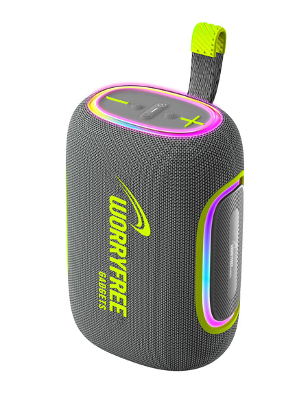 Portable Wireless Waterproof Bluetooth Speaker, 65W Output, RGB Lights, 10M Range, TWS Connection, AUX/TF Card (Black)