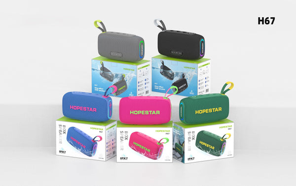 30 W Wireless Portable Bluetooth Speaker, Powerful Sound and deep bass, IPX7 Waterproof, 12 Hours of Playtime Hopestar Series (Gray)