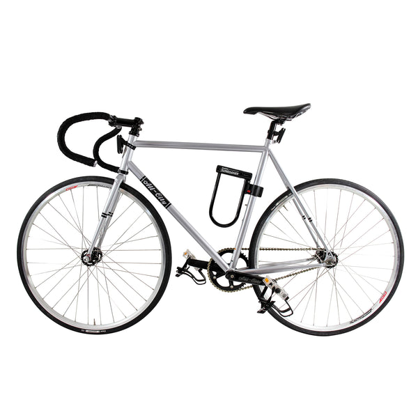 Kryptonite Keeper Standard Bike U-Lock, Heavy Duty Anti-Theft Bicycle U Lock Sold Secure Silver, 12mm Shackle with Mounting Bracket and Keys for Bike, Motorcycle, Scooter, Bicycle, Door, Gate, Fence | bike-locks