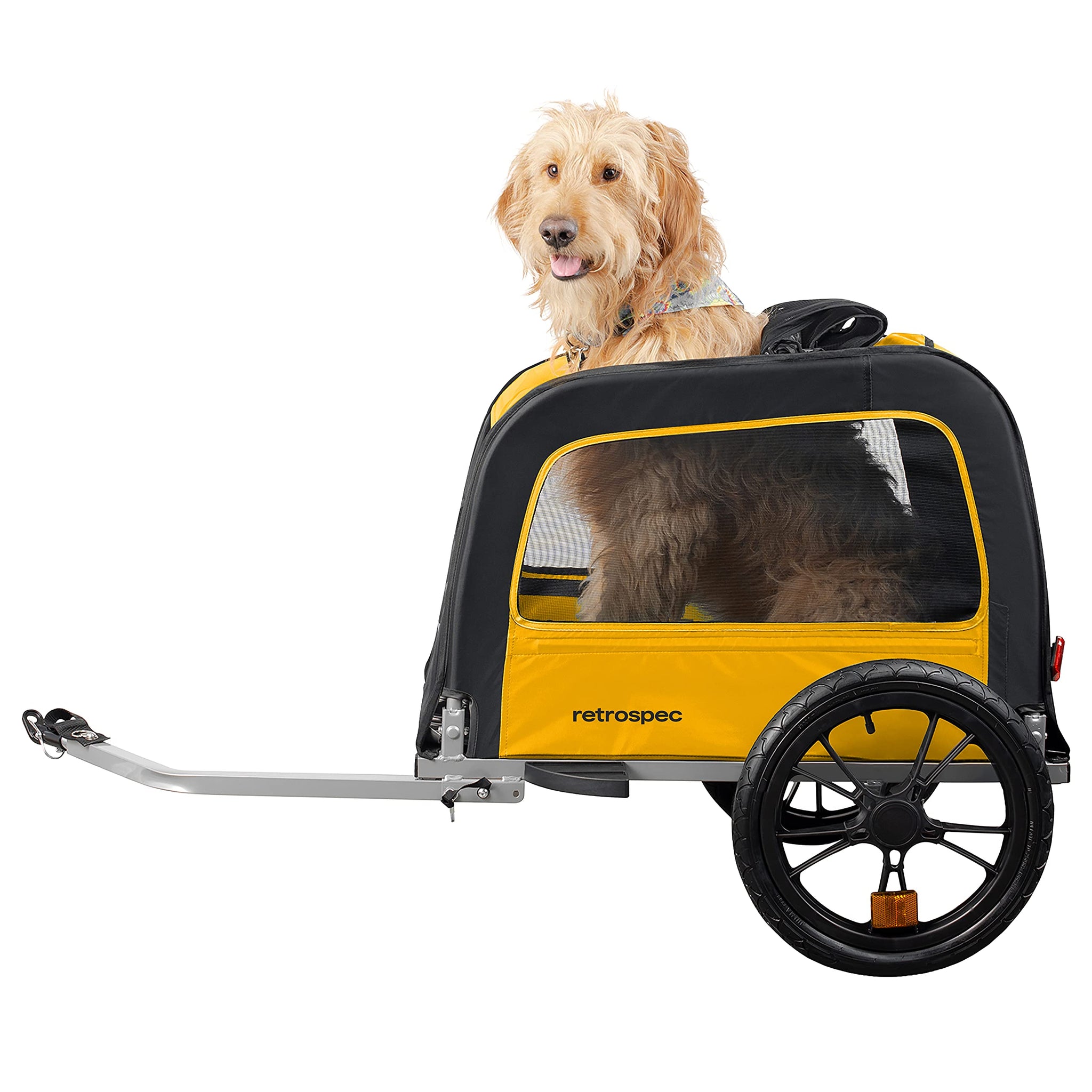 dog trailer fahrradanhänger Rover Waggin Haustier-Fahrradanhänger von RETROSPEC