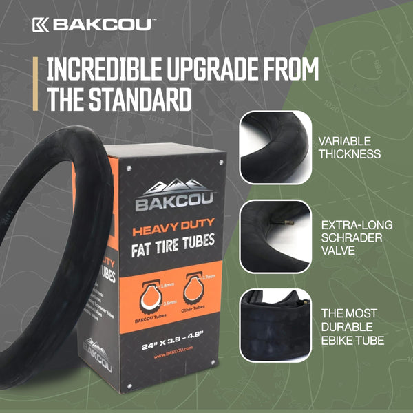 Heavy Duty Fat Tire Tube - Military-Grade - TRIPPER ELECTRIC BIKES
