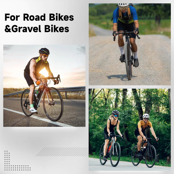 yeesport 2 Pack 700x38c Bike Tire Set with Tubes and Rim Strips, 700c Gravel Tires 40-622 Foldable Road Bicycle Tires, 48mm A/V Valve, Replacement 700c Bike Tire
