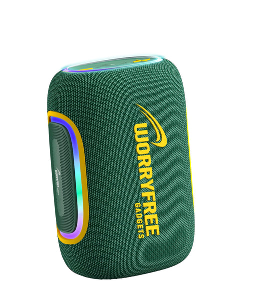 Portable Wireless Waterproof Bluetooth Speaker, 65W Output, RGB Lights, 10M Range, TWS Connection, AUX/TF Card (Black)