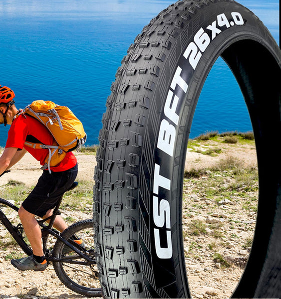 20x4.0 Fat Bike Tire, Replacement Bike Tires with Tube, Foldable Snow Bicycle Tires Kit, High-Performance Puncture Resistant Fat Tire for E-Bikes Mountain Bikes, Bike Tire for Street or Trail Riding