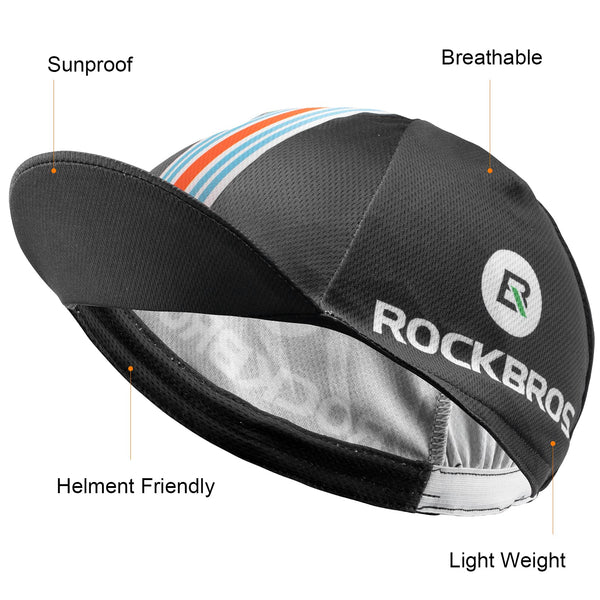ROCKBROS Men's Cycling Cap Breathable Sun Proof Helmet Liner Hat