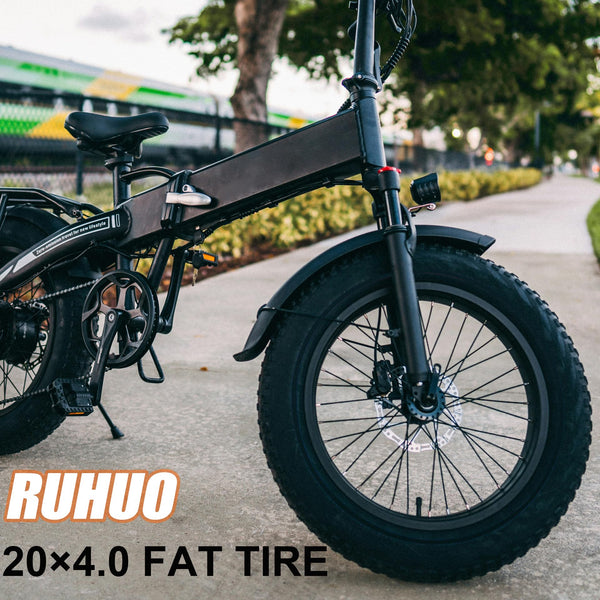 2-Pack 20x4.0 Fat Bike Tire, 20 Inch Mountain Bike Tires & Tubes Set, Folding Replacement Bicycle Tires with Tire Levers for Off-Road Bike, Ebike